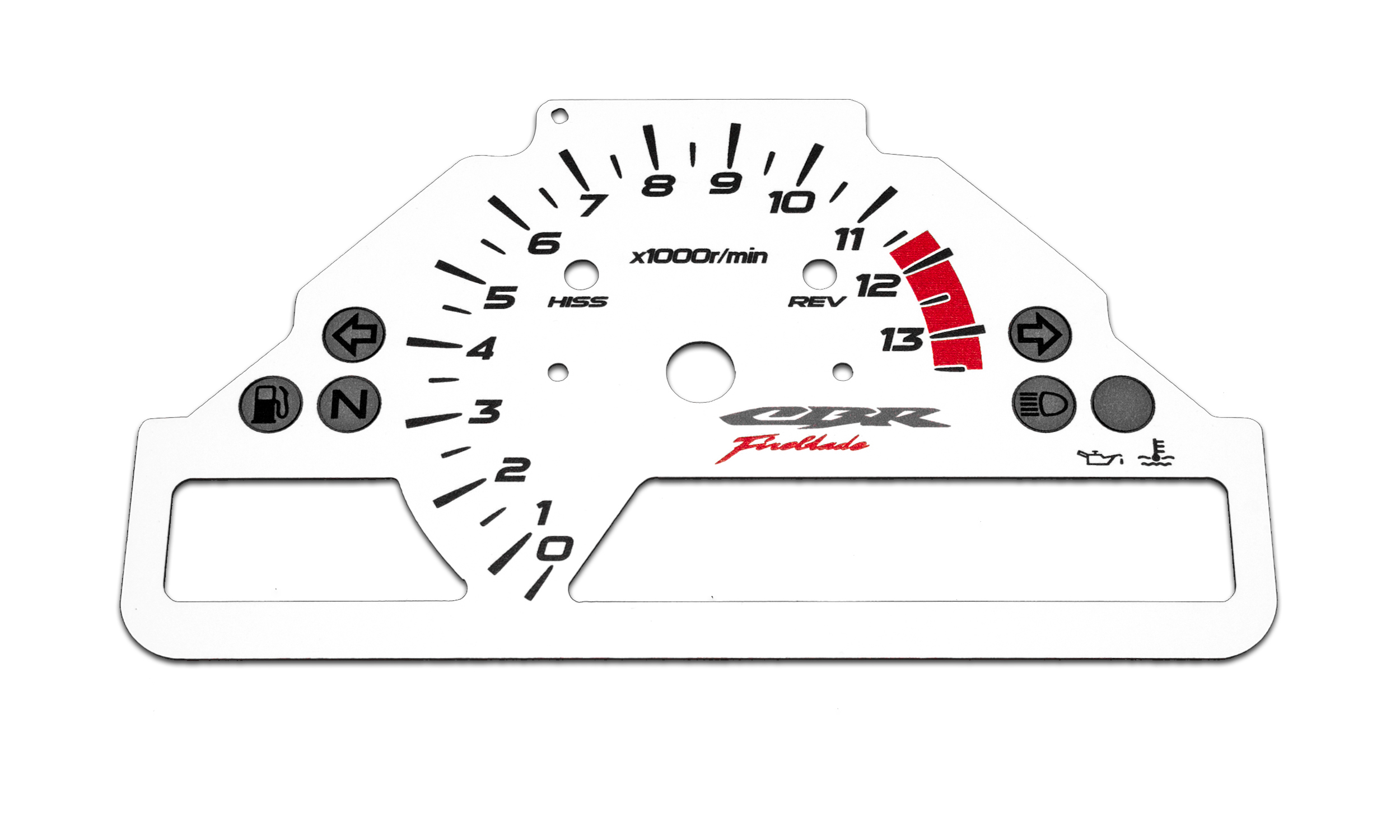 Honda CBR 1000RR 2004-2005 v3 Tarcza Zegara BIAŁA