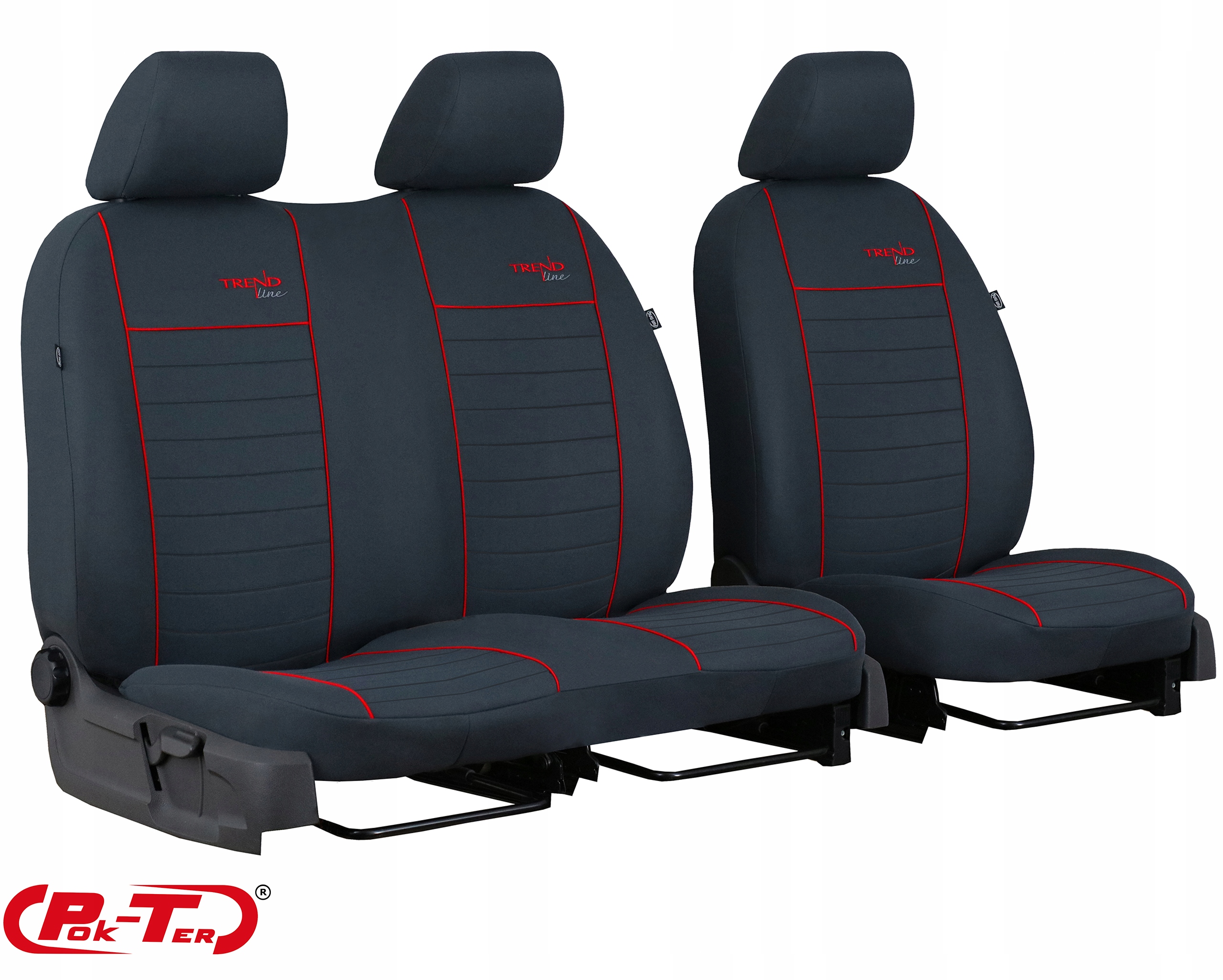 POKROWCE MIAROWE BUS DO RENAULT TRAFIC 3 2+1 Typ pokrowiec