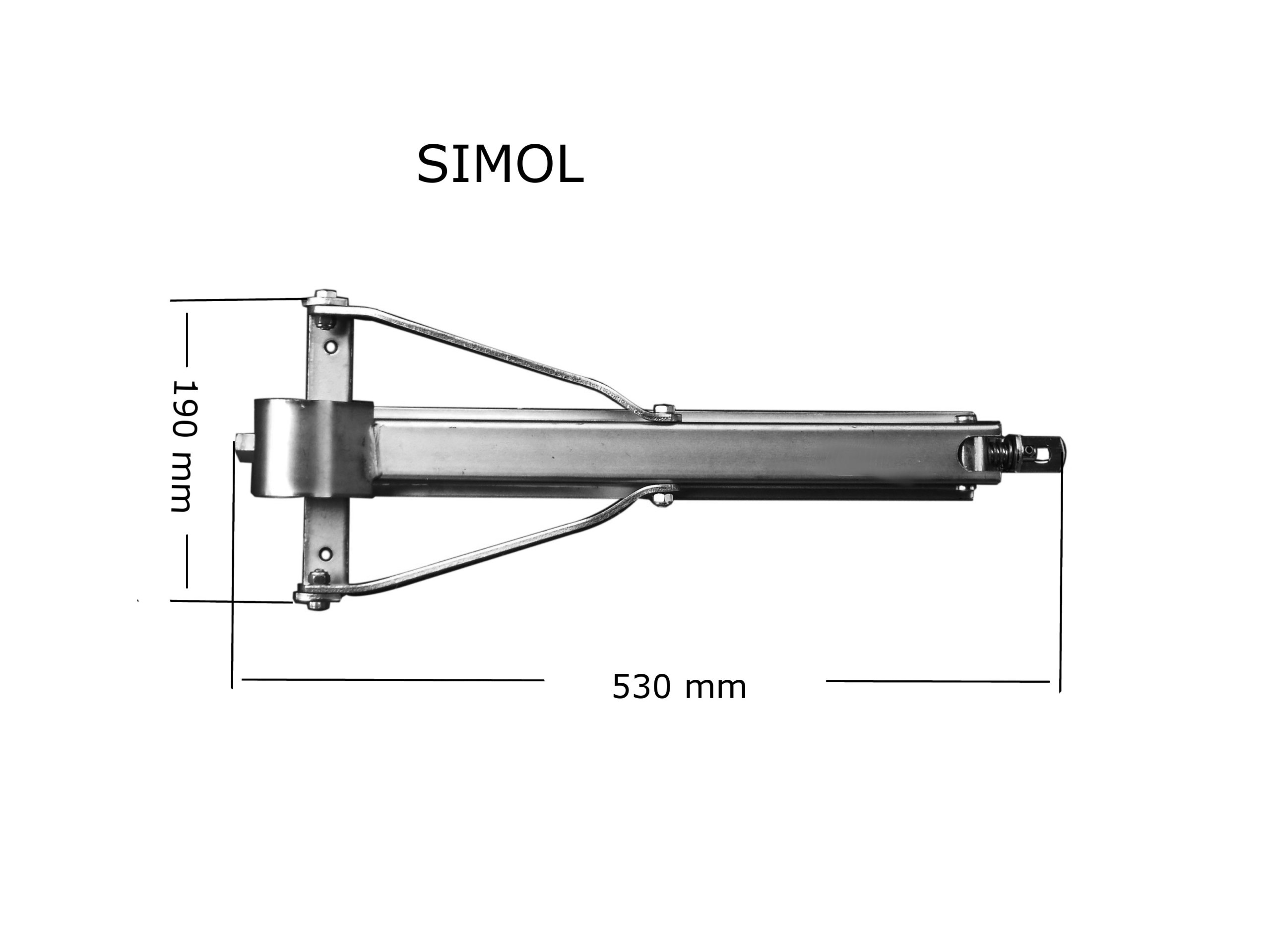 Podpora Noga Przyczepa Kempingowa 300 kg SIMOL Part number 1466