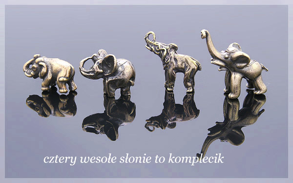 CZTERY WESOŁE SŁONIE NA SZCZĘŚCIE Kod producenta 001