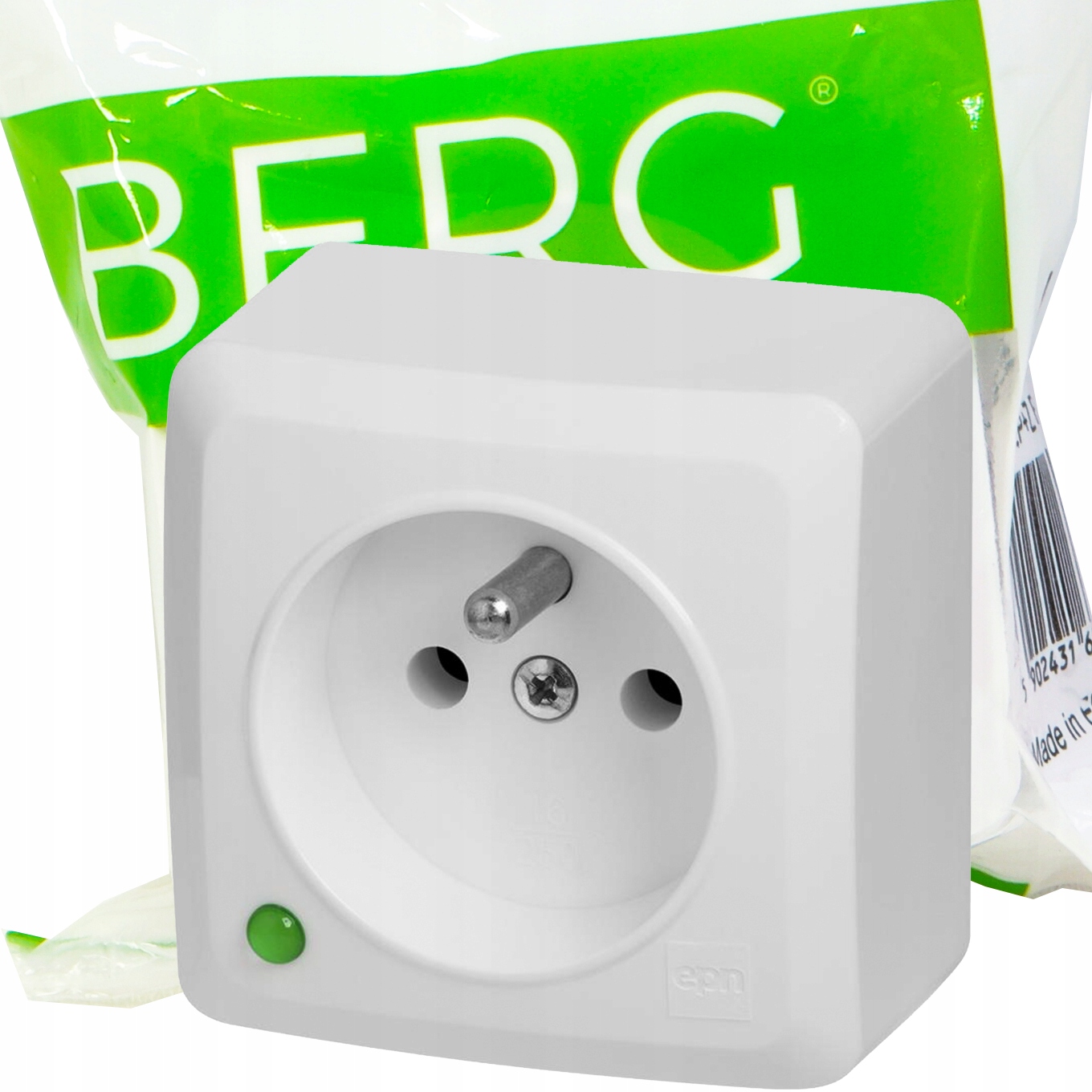 

Berg gniazdo pojedyncze natynkowe 2P+Z 16A 3733-00