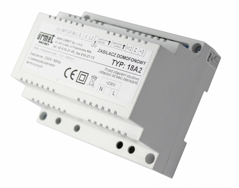 ZESTAW DOMOFONOWY DOMOFON URMET 5025/403-ZK-RF Typ domofonu Przewodowy