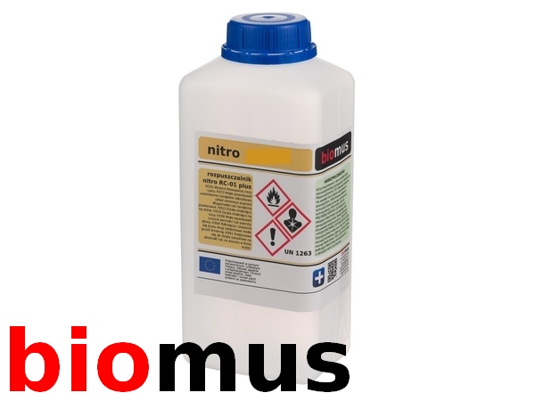 NITRO Rozpuszczalnik do farb i lakierów 1L BIOMUS EAN (GTIN) 5902409416473