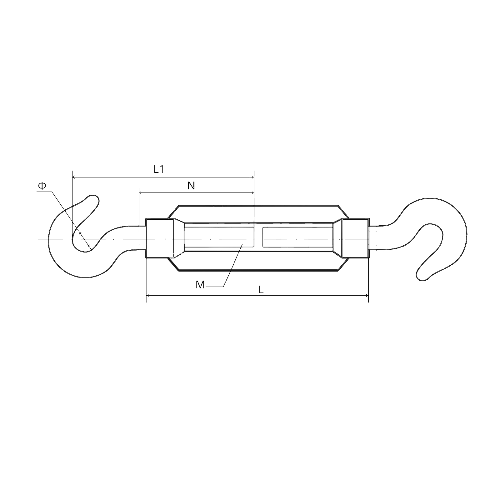 ŚRUBA RZYMSKA Hak-Hak M5 1szt. śruby RZYMSKIE Rodzaj śruba