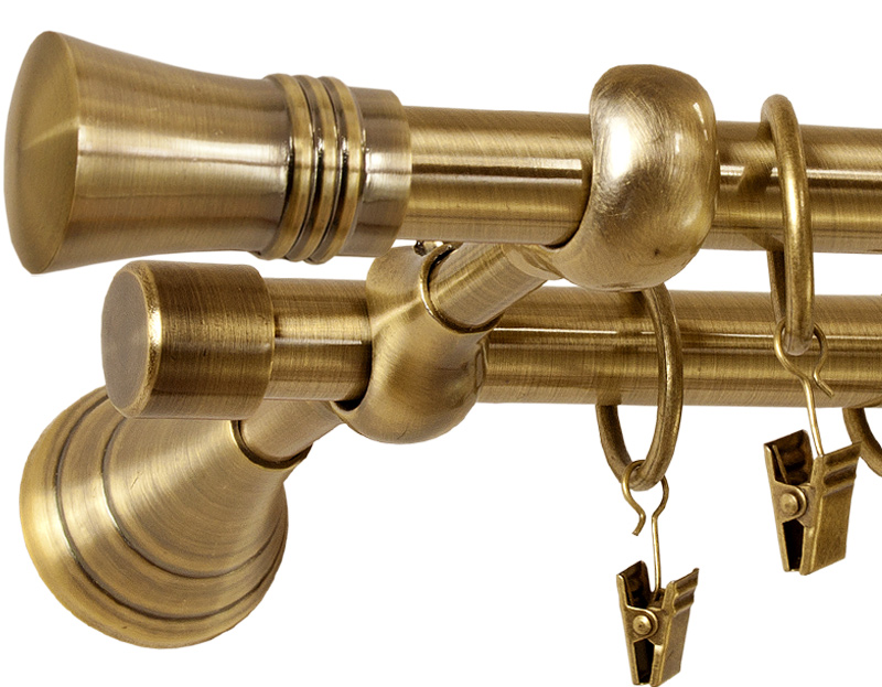 

Karnisz 260 cm Podwójny 2,6 mb Prof karnisze fi 19