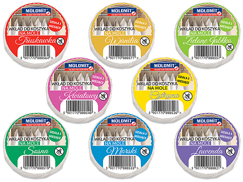 MOLOMIT ZAPAS ODŚWIEŻAJĄCY 45 ANTYMOL DO ZAWIESZKI Producent Molomit