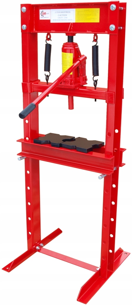PRASA 12T HYDRAULICZNA + PŁYTY Z WYCIĘCIAMI MOCNA Marka Carmax