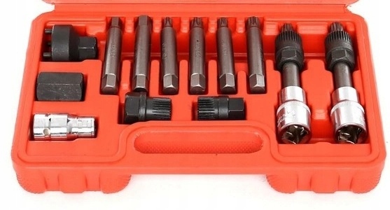 KLUCZE DO ALTERNATORA ZE SPRZĘGŁEM ZESTAW 13 EL Marka SilverTools