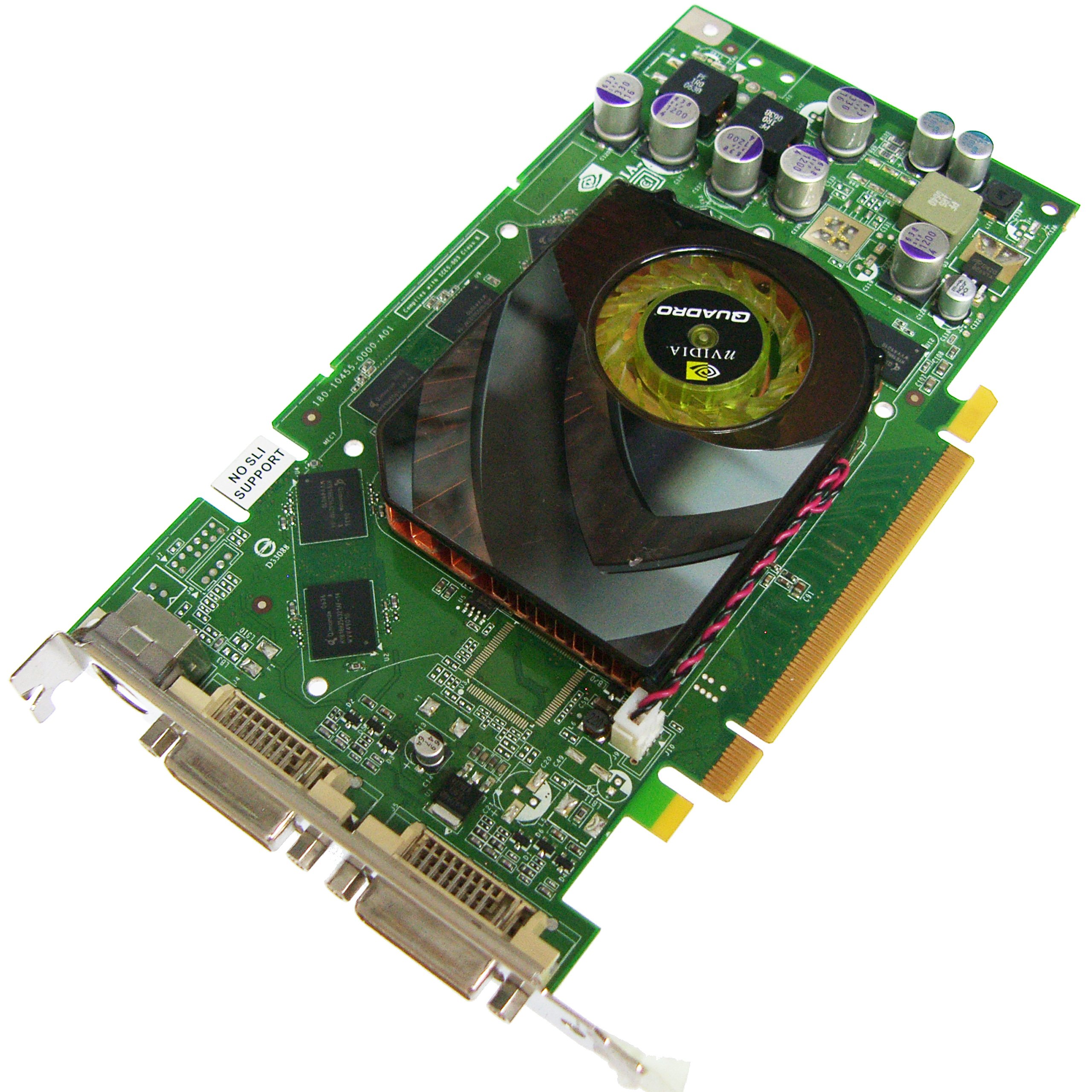 PCI-E NVIDIA FX1500 256MB DDR3 PNY 100% OK 1rF