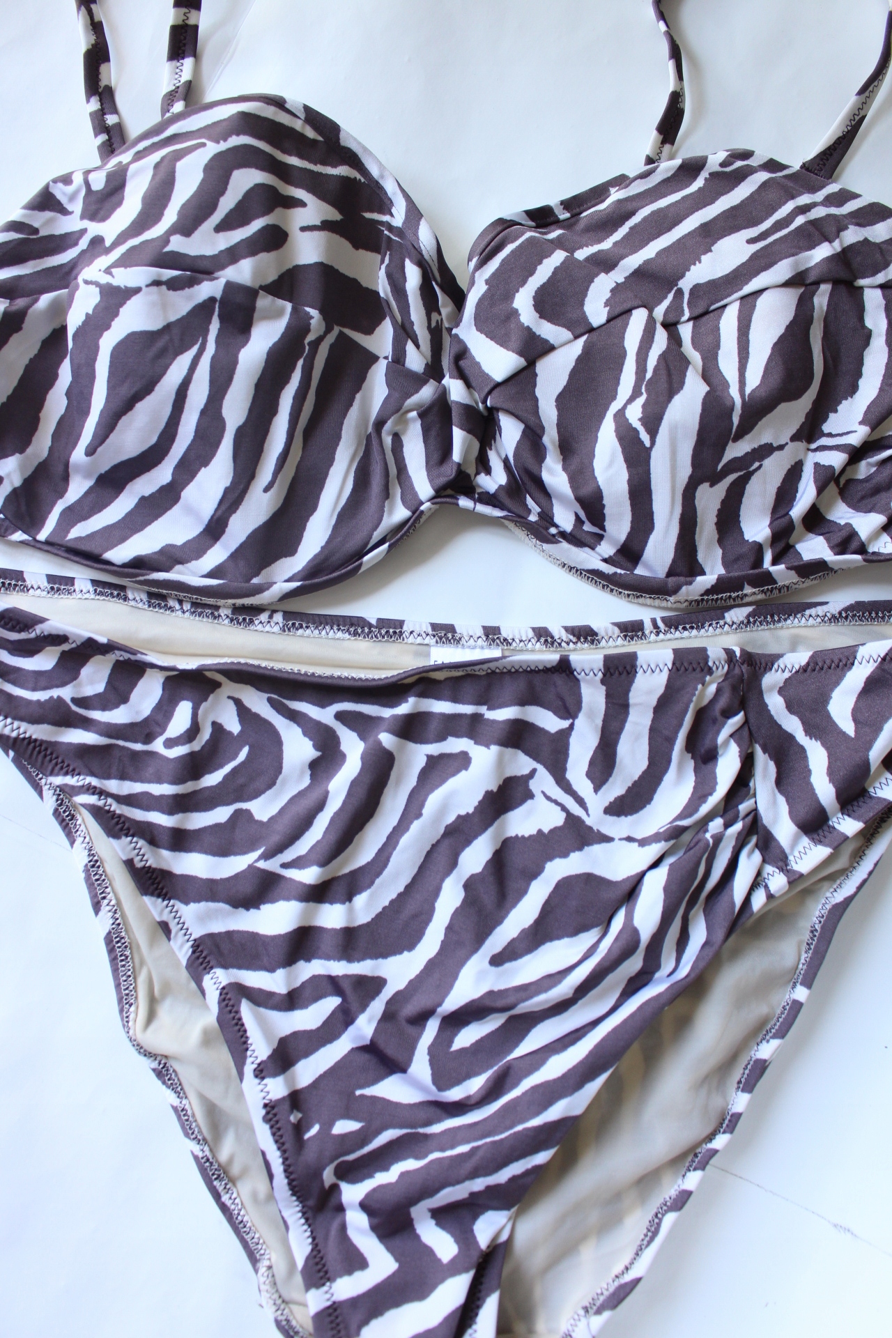 FANTASIE BRASILIA KOSTIUM BIKINI 38DD 85DD XL Kolor brązowy