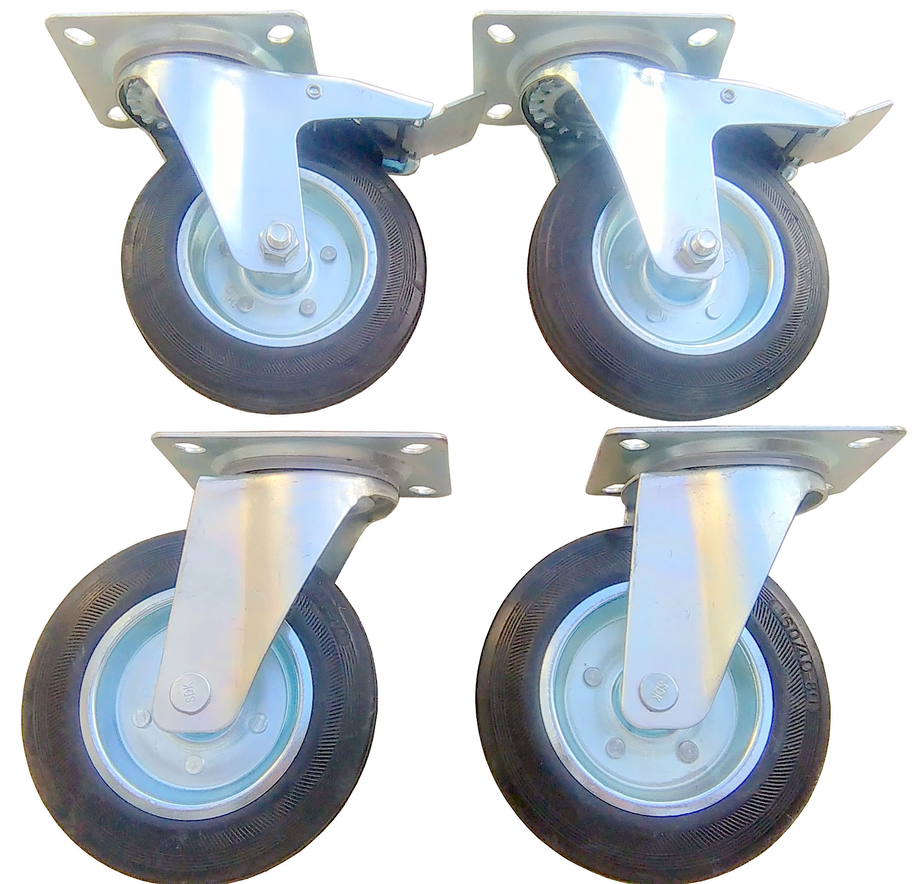 Kolo, kolo, 4 ks průměr 160 mm, 600 kg!