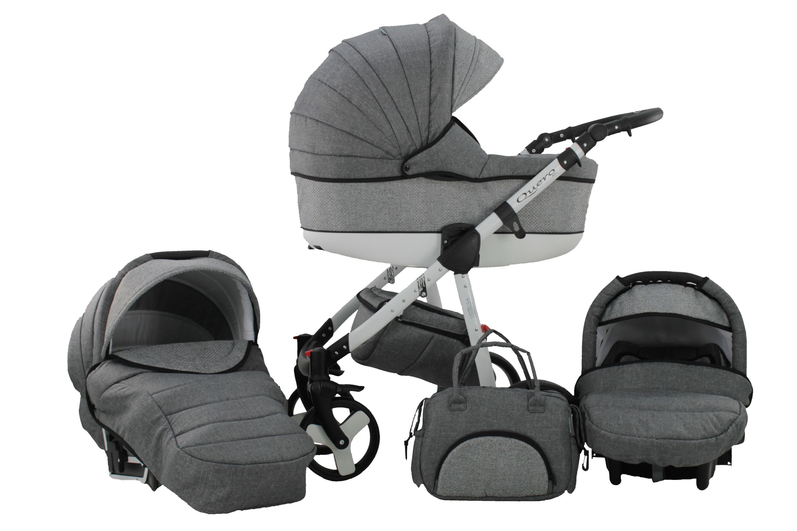 Wózek Dziecięcy Quero alu 3WI Karex Torba Parasol