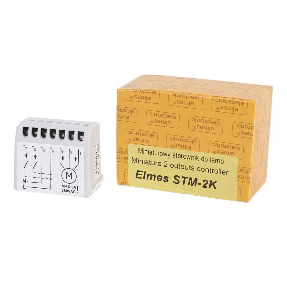 STM-2K Sterownik Lamp max. 2 szt. na 230VAC (do puszkowy) Elmes