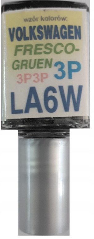 Vw LA6W 3P Frescogruen Lakier Samochodowy Zaprawka Do Rys Arasystem 10ML
