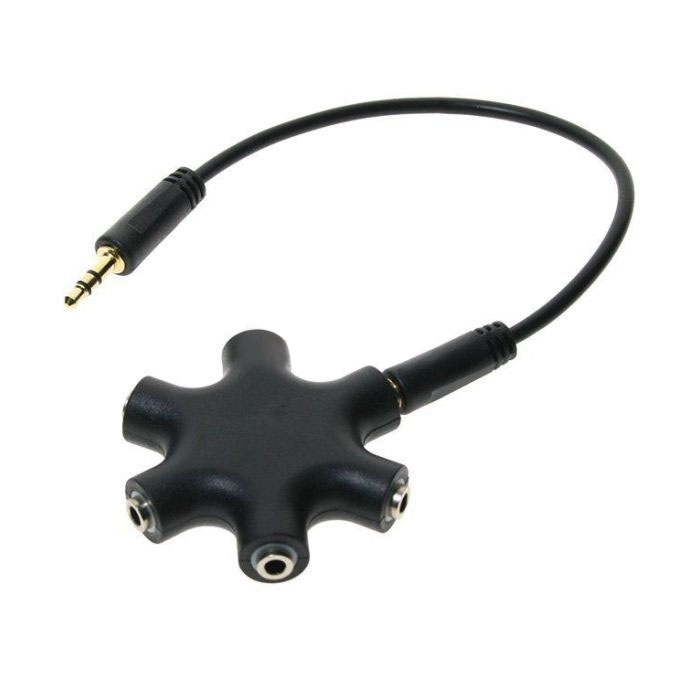 ROZDZIELACZ SŁUCHAWEK GŁOŚNIKÓW 6x PORT JACK 3,5mm Marka WulkanCenPL