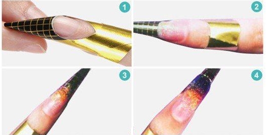 SZABLONY DO PRZEDŁUŻANIA PAZNOKCI SZEROKIE 50 szt Kod producenta 18006-0