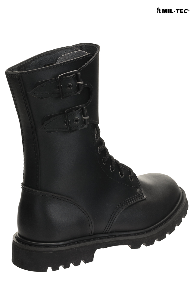 Francuskie Skórzane BUTY WOJSKOWE OPINACZE - 44 Długość wkładki 29 cm