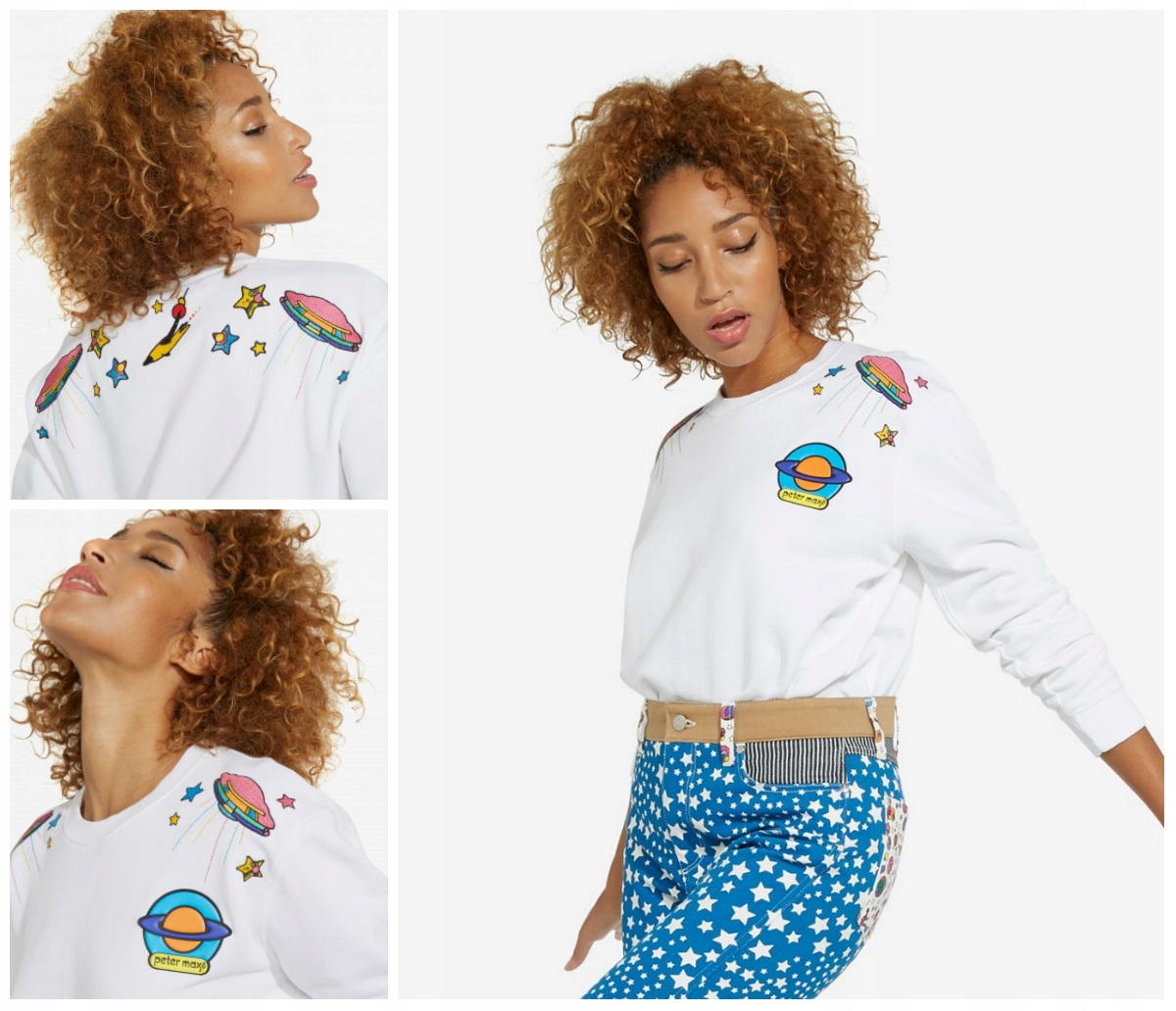 

Wrangler by Peter Max Bluza Top Art Premium _ S