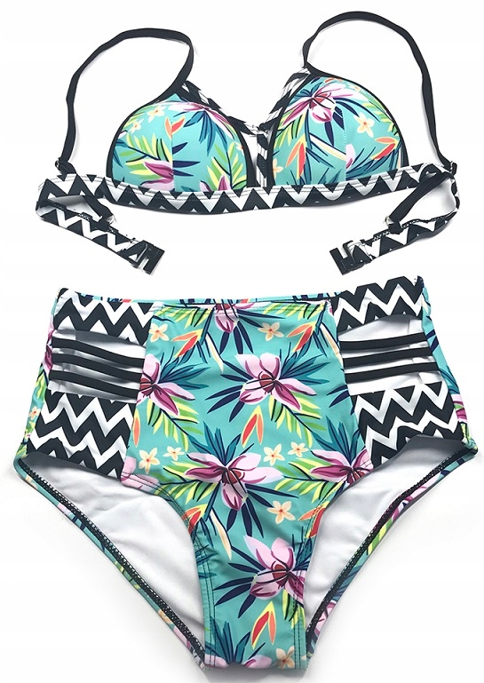 STRÓJ KĄPIELOWY BIKINI PUSH UP WYSOKI STAN / L Rozmiar L