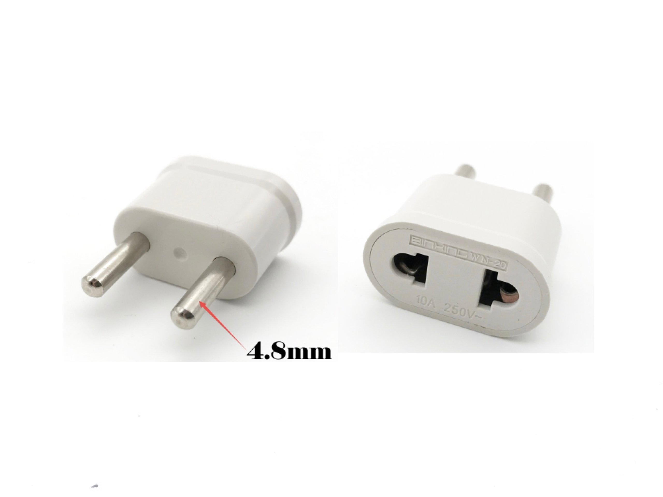 

Wtyczka Adapter Przejściówka Us Na Eu Biała ver B