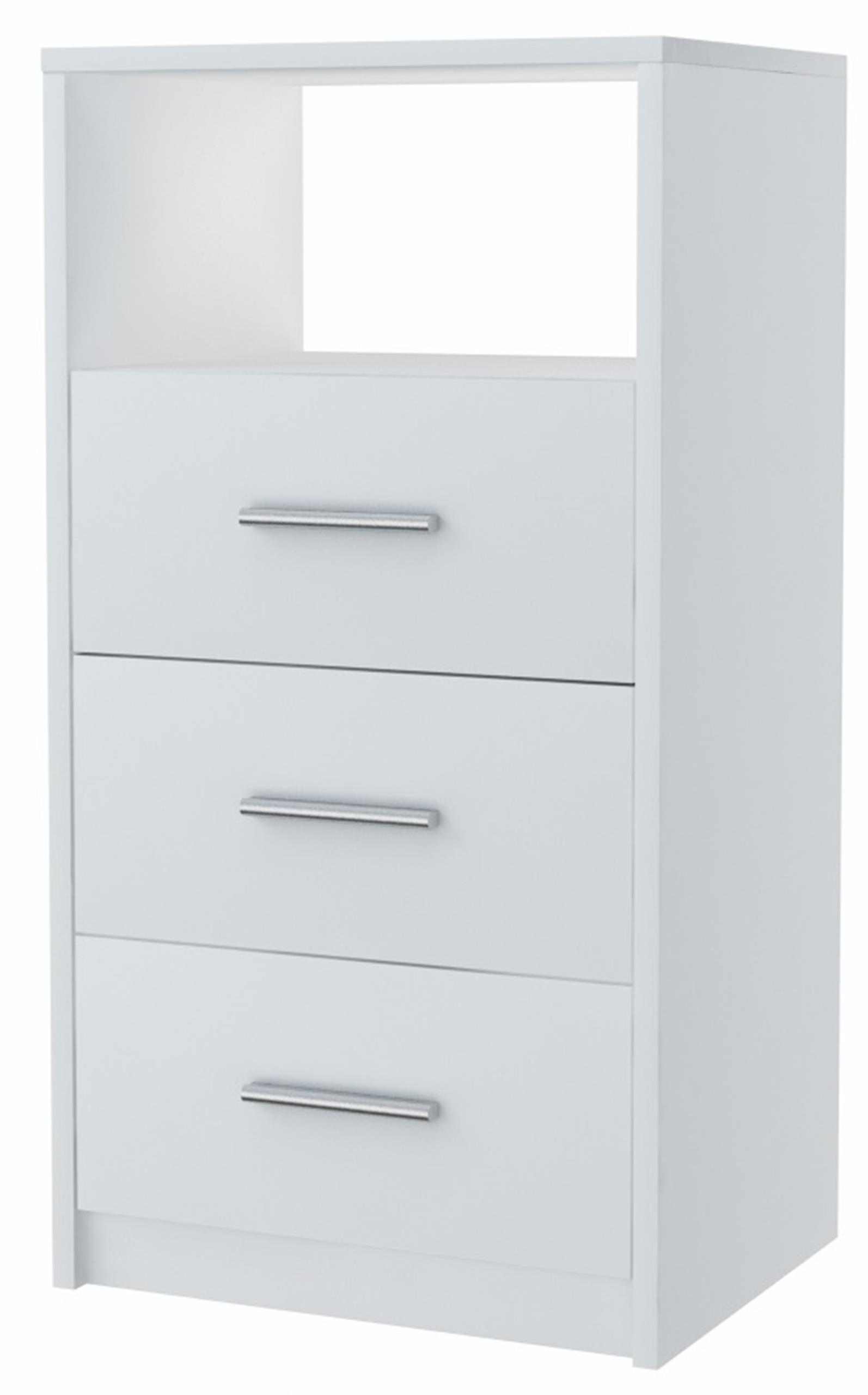 

Komoda szafka 3SO Biała 40cm szuflady komoda regał