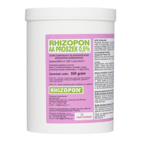 

Ukorzeniacz Ogrodniczy Rhizopon 0,5% 0,5kg Auksyna