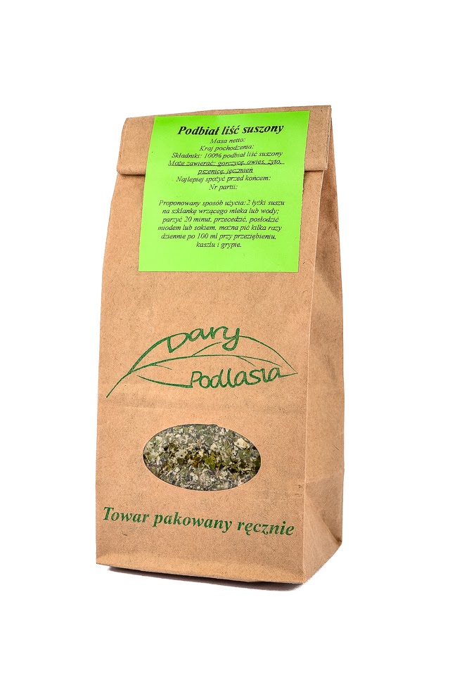 

Podbiał liść podbiału Zioła- 500g- Dary Podlasia