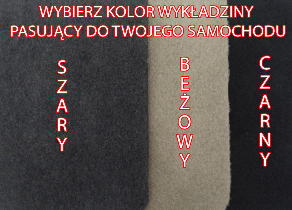 OPEL ZAFIRA C 7 os 2011 DYWANIKI WELUROWE 8mm Multi Element Set Sets