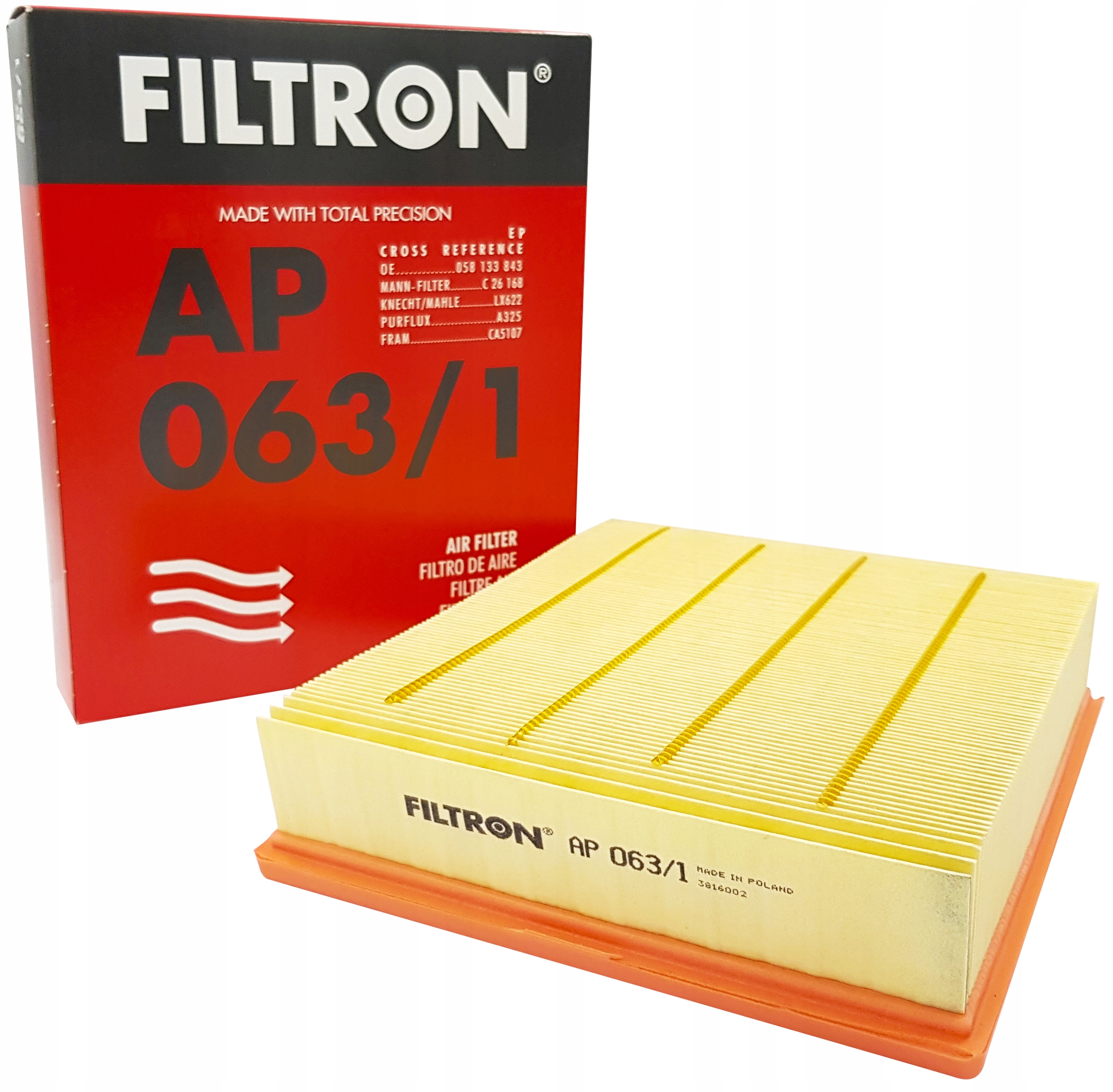 

Filtron Filtr Powietrza AP063/1 Passat
