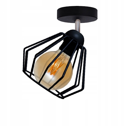 

Kinkiet Plafon Lampa Loft Edison Diament Druciak