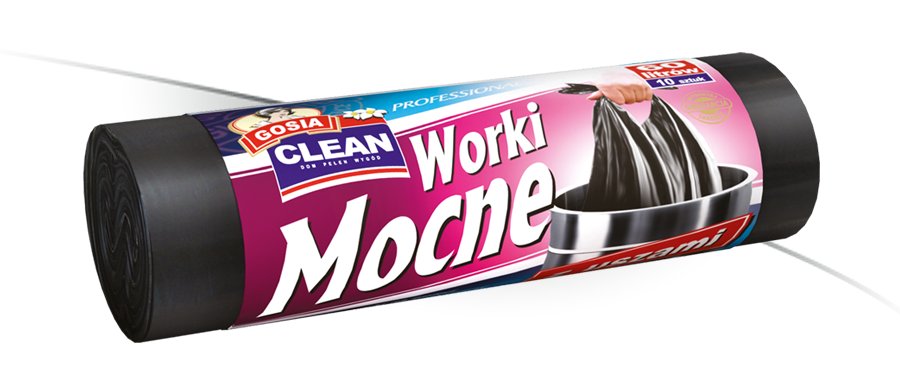 

Worki Na Śmieci 60L 10SZT Bardzo Mocne! Z Uszami!