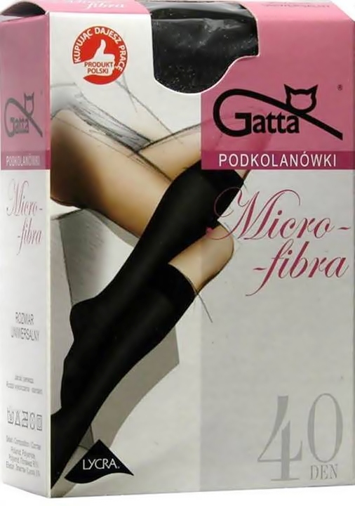

Gatta Podkolanówki Mikrofibra 40 den Nero r.Uni