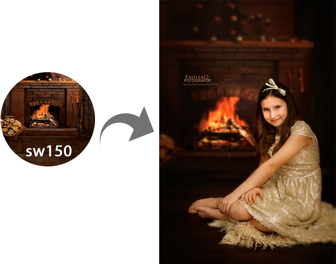 Grube tło ŚWIĄTECZNE, święta ZIMA 160x300 sw104 Producent Fotoeksplozja