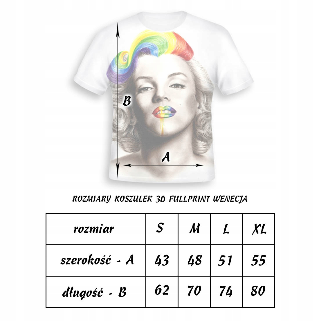 KOSZULKA FULLPRINT PIĘKNY KOŃ S MŁODZIEŻOWA MODNA EAN (GTIN) 5906333415830