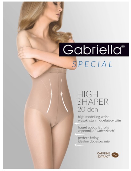 

Lingerie Gabriella rajstopy koryguj high Shaper 4