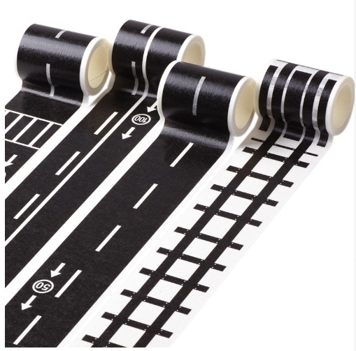 TAŚMA SAMOPRZYLEPNA DROGA JEZDNIA TORY 48 MM X 5M Długość 500 cm