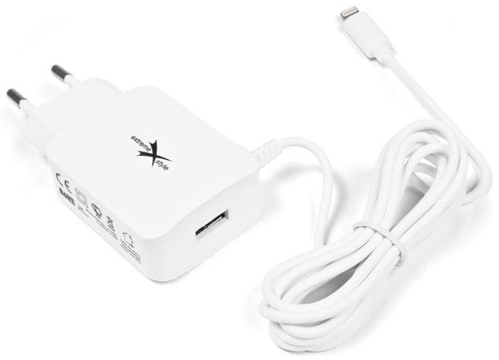 

Ładowarka sieciowa Lightning iPhone biała 3.1A+USB