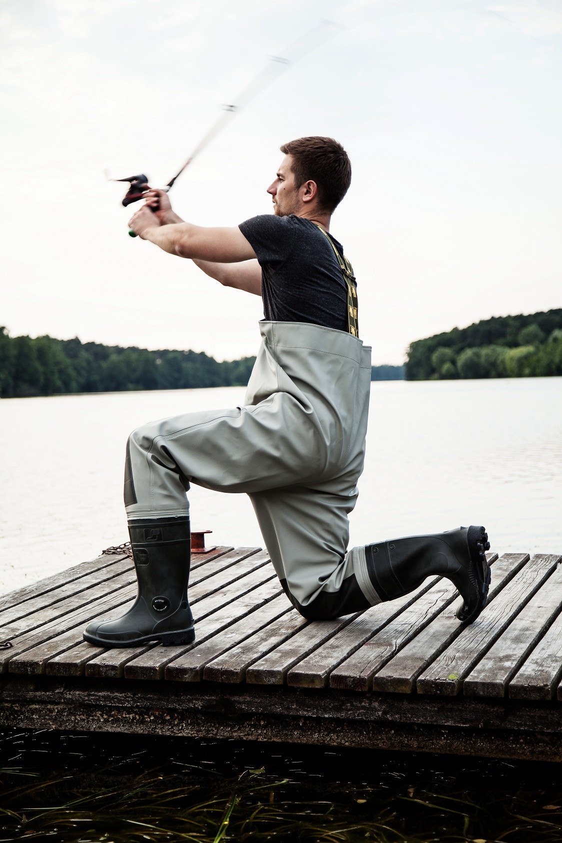 Spodniobuty Wodery z wzmocnieniami PROS rozm.43 Model SBP