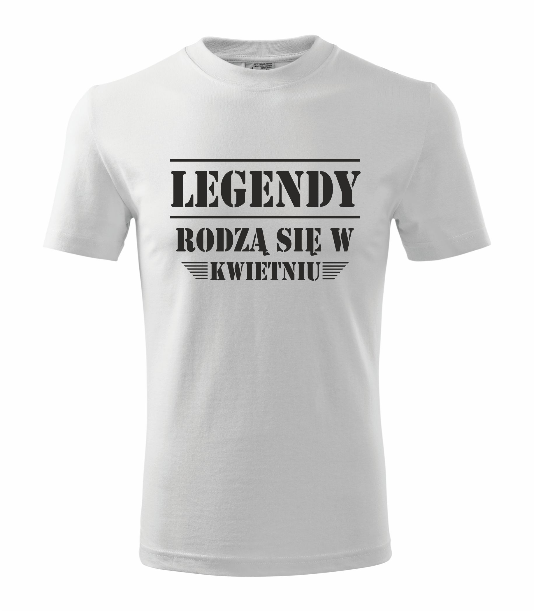 

Koszulka urodziny Legendy rodzą się w kwietniu M