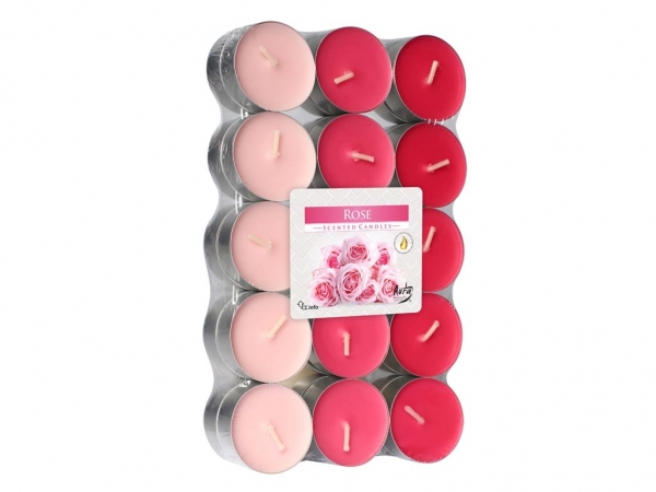 

Podgrzewacze tea light zapachowe Róża 30szt