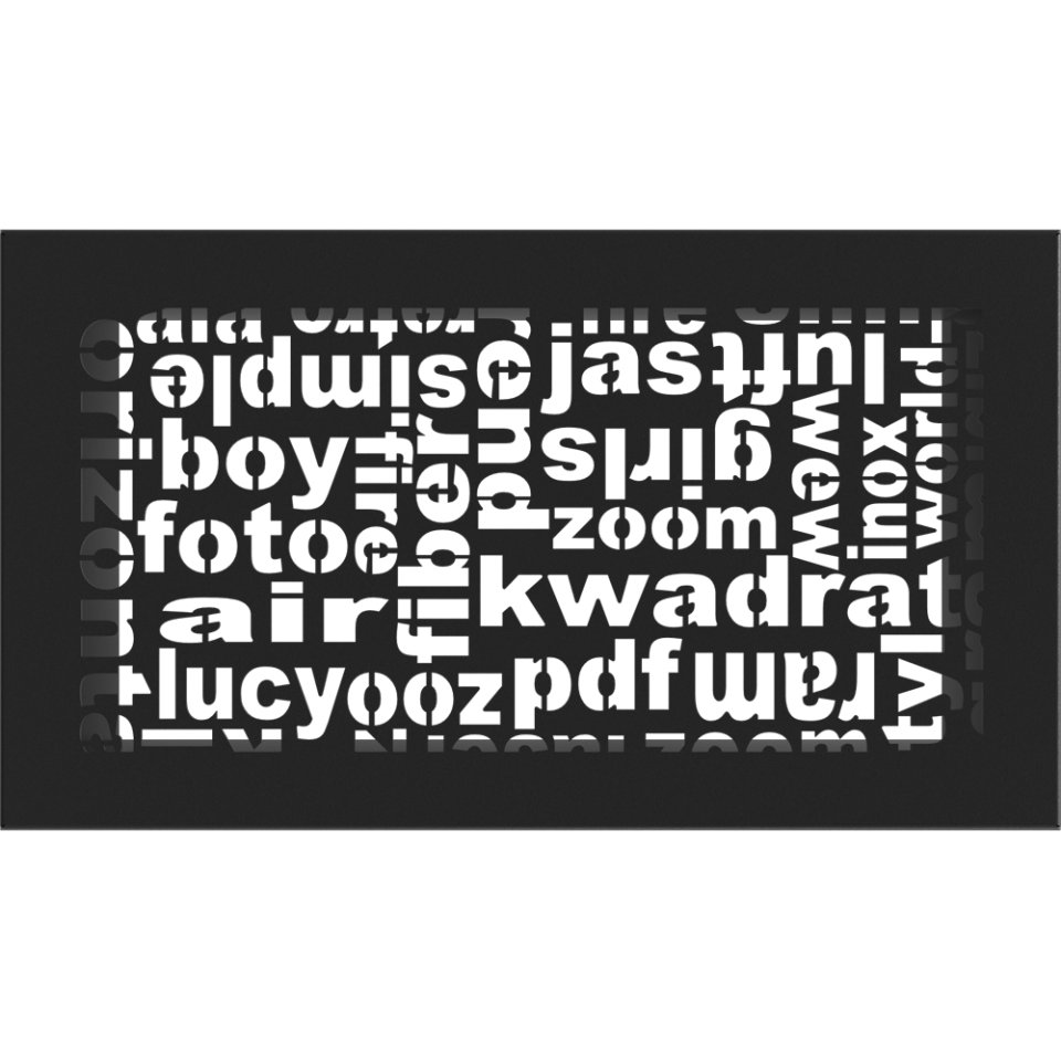 Krbová Mřížka 17x30 Abc 5 Barev Větrací