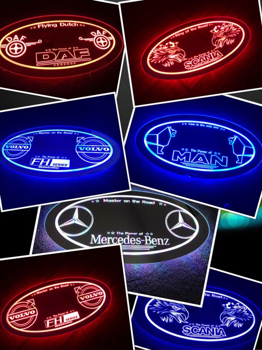 Lustro LED MAN 12v 24v TIR podswietlane swiecace Weight with packaging 3 kg