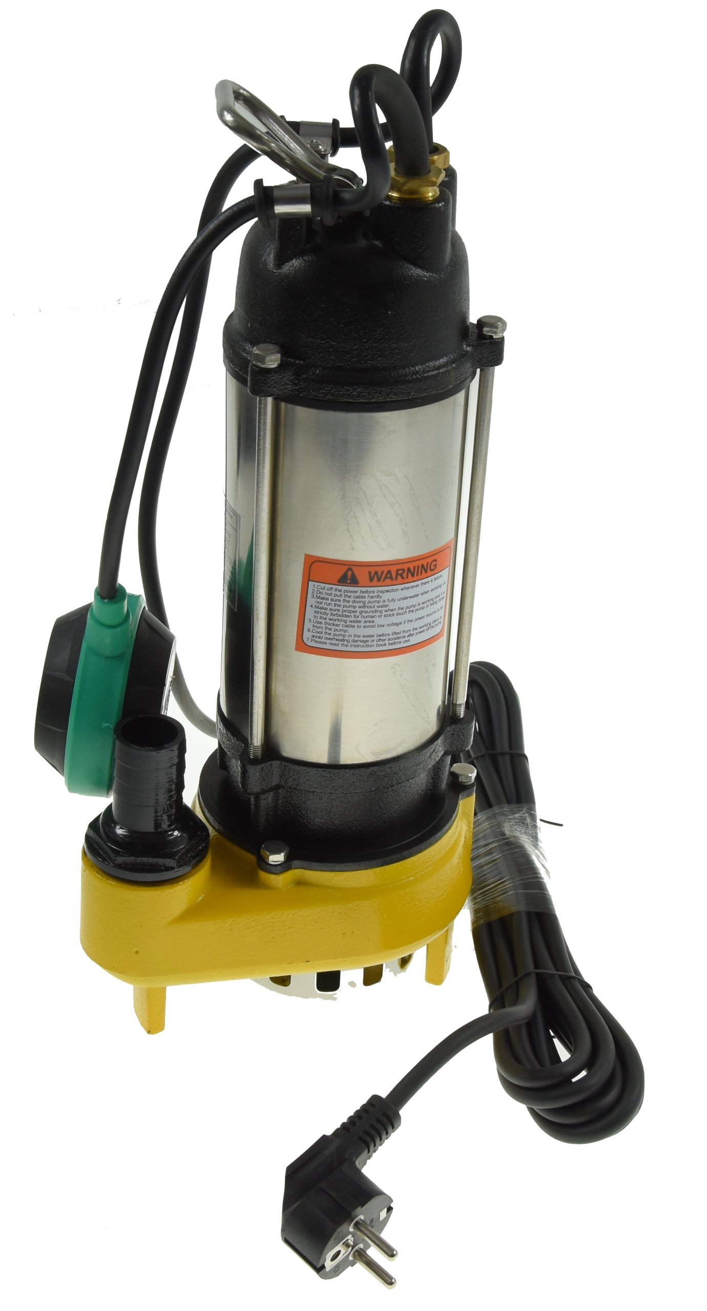 WQF 250 POMPA ZATAPIALNA DO SZAMBA WODY BRUDNEJ Pojemność hydrofora 0 l