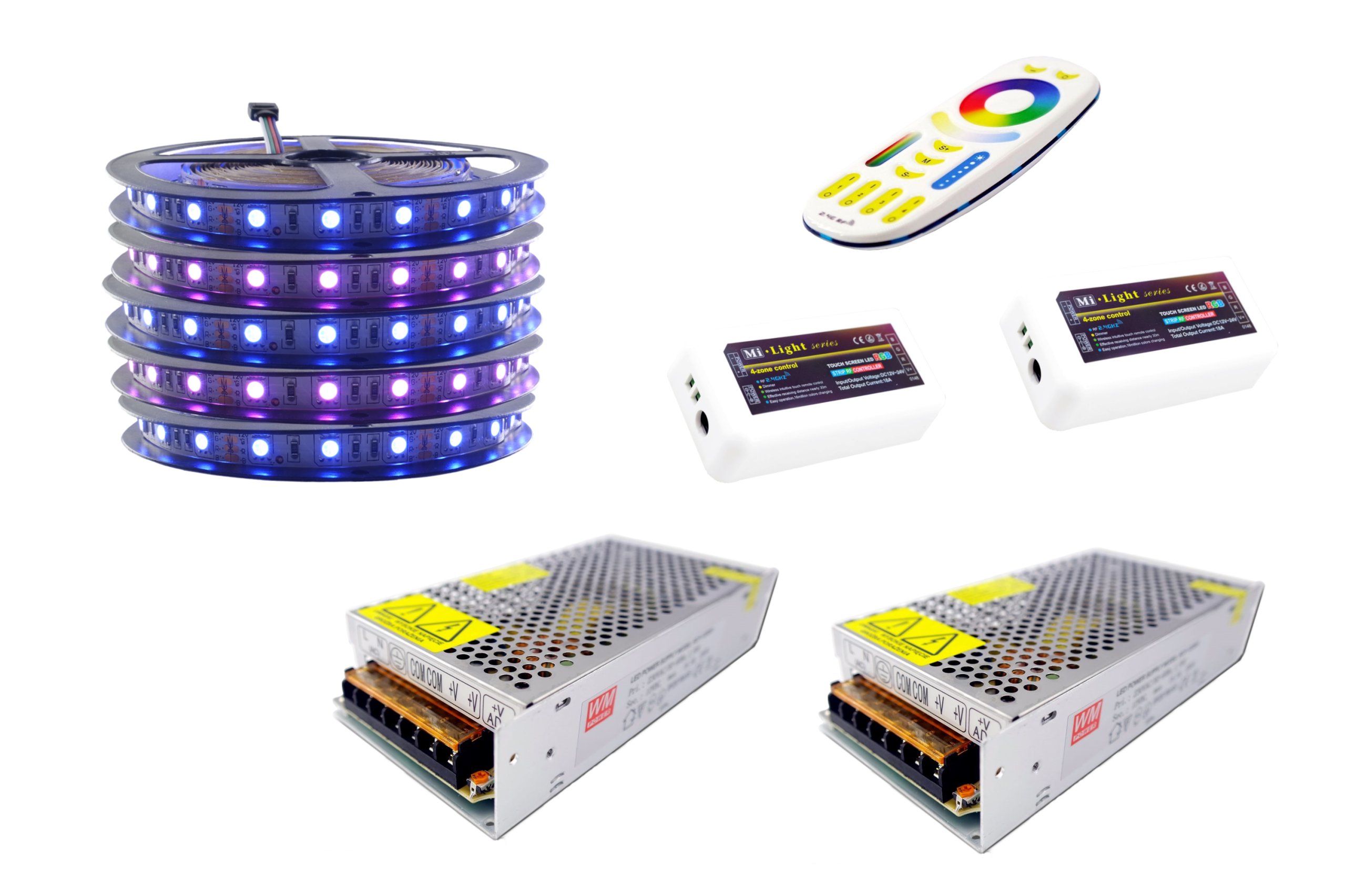 

Zestaw taśma Led 300 Rgb 5050 Mi-Light Premium 25m