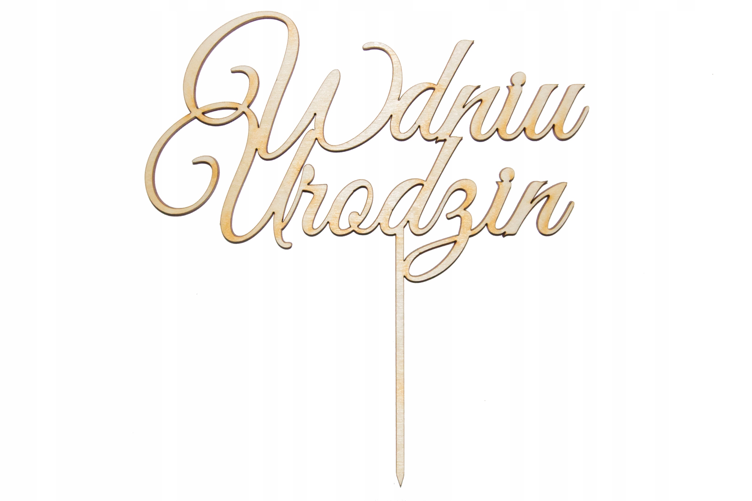 

W dniu Urodzin - Topper na tort dekoracja A663