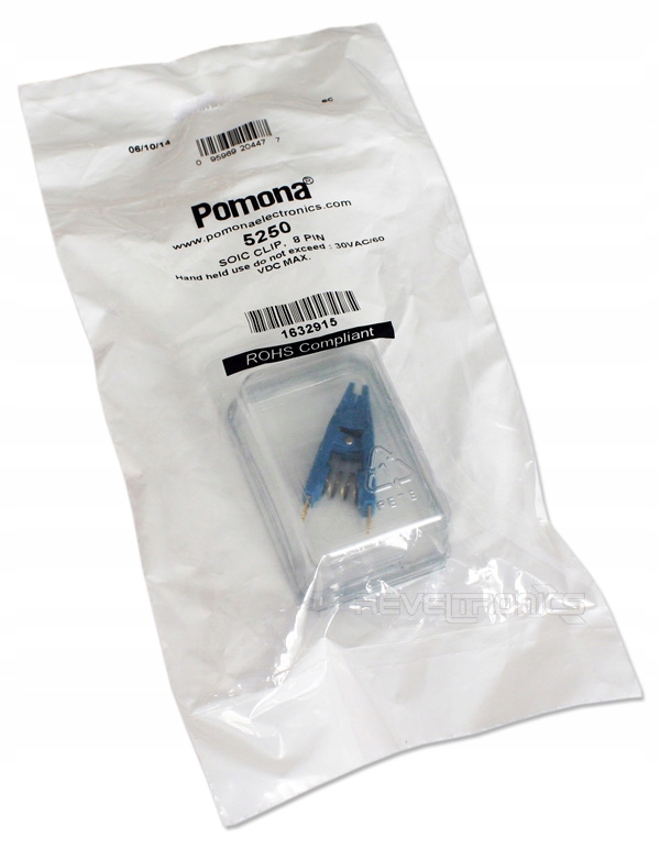 KLIPS POMIAROWY SOIC-8 (SO-8) POMONA 5250, GOLDPIN Model 5250