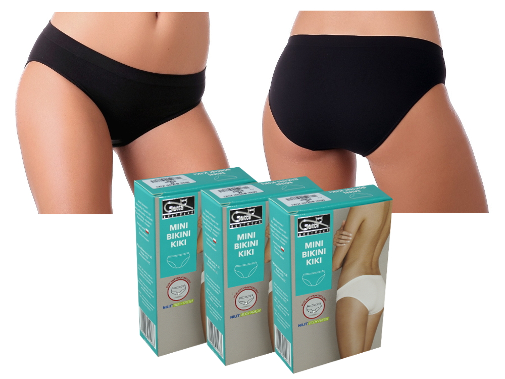 

3szt. Gatta majtki Figi bikini Kiki bezszwowe L