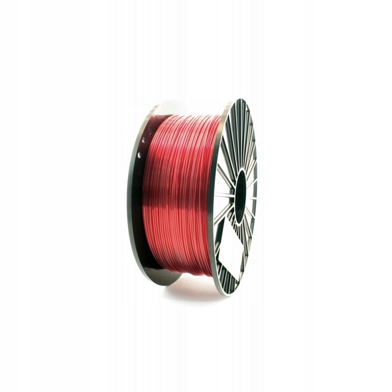 

F3D Pet-g Red/Czerwony Transparent 0,5kg 1,75mm