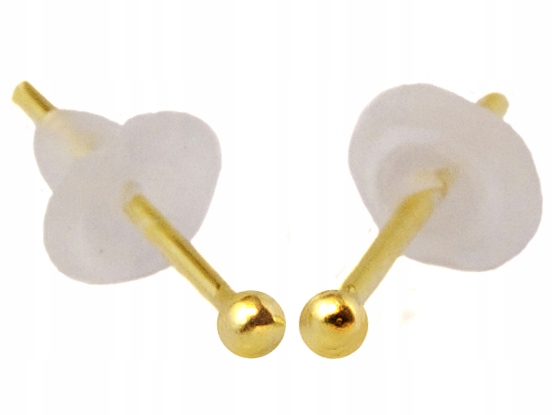 

Versil kolczyki kulki 1,6 mm złocone Srebro 0,925