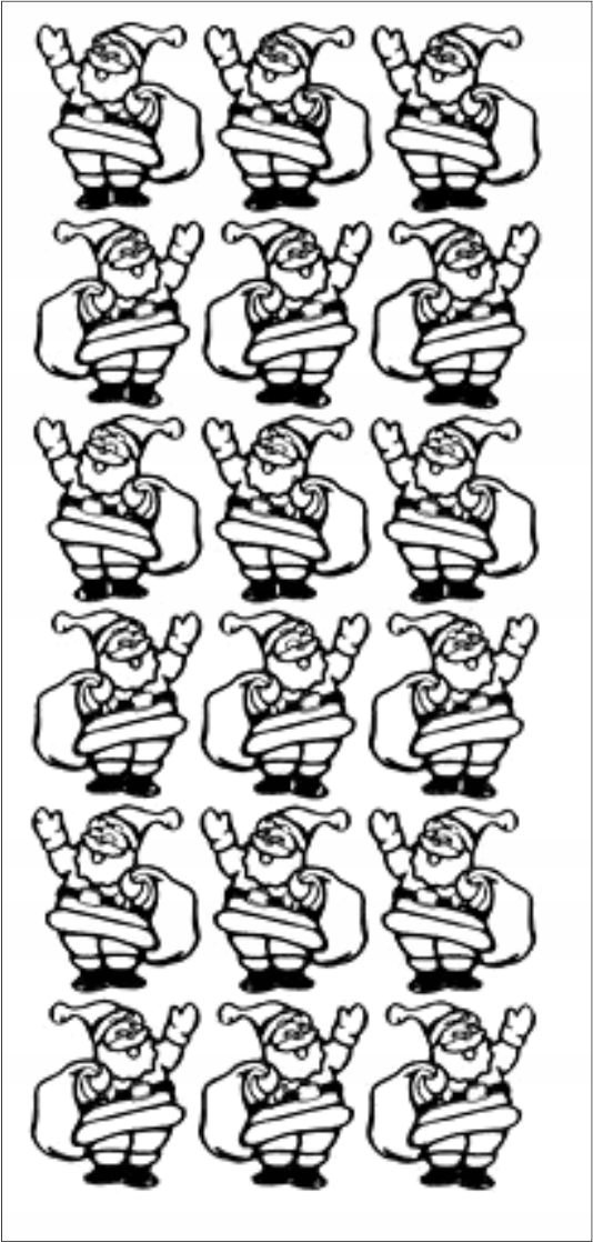 STICKERSY NAKLEJKI BOŻE NARODZENIE nr JO-199 Wykończenie papieru nie dotyczy